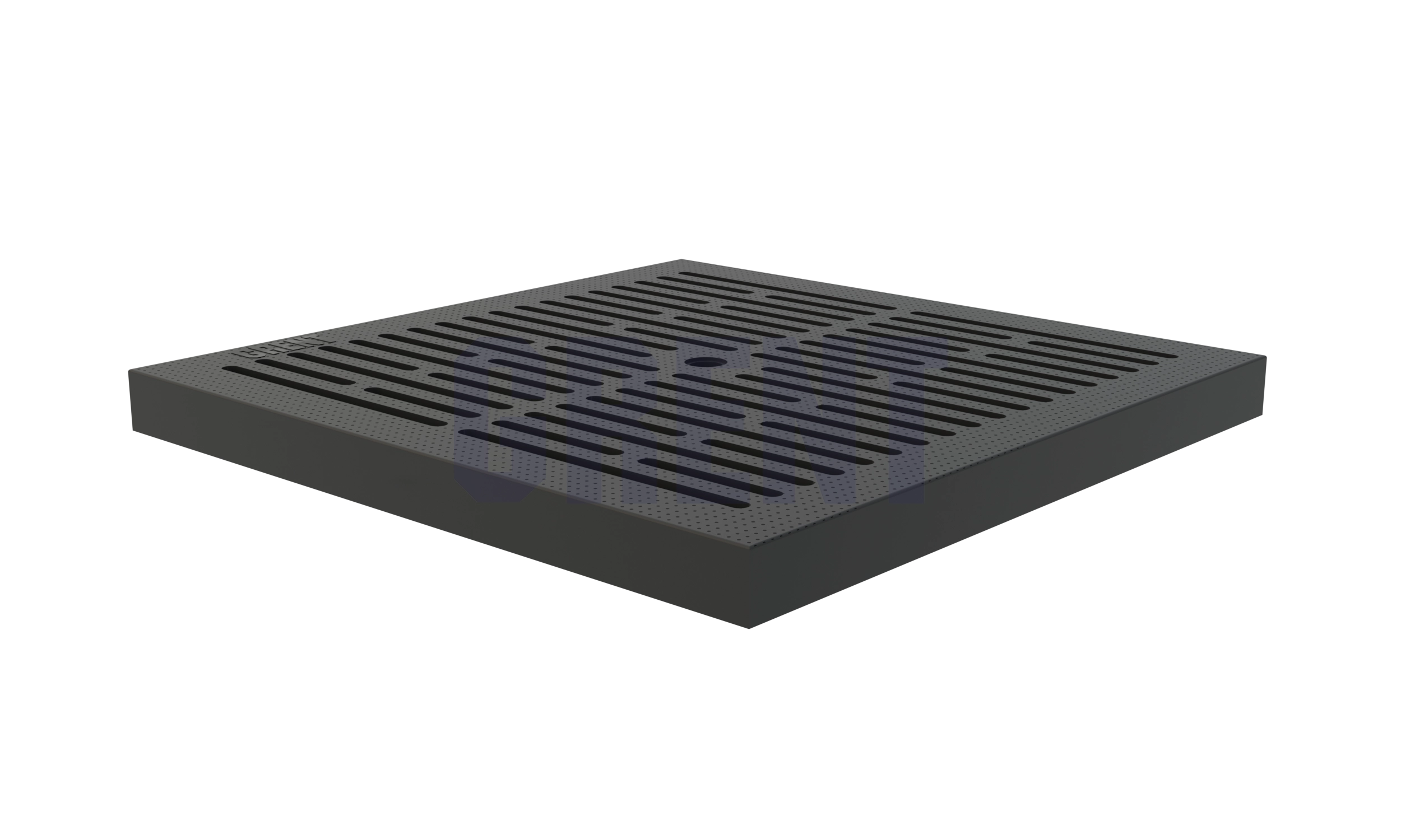 Решетка пластиковая GRENT PlasT 300х300 А15 черная