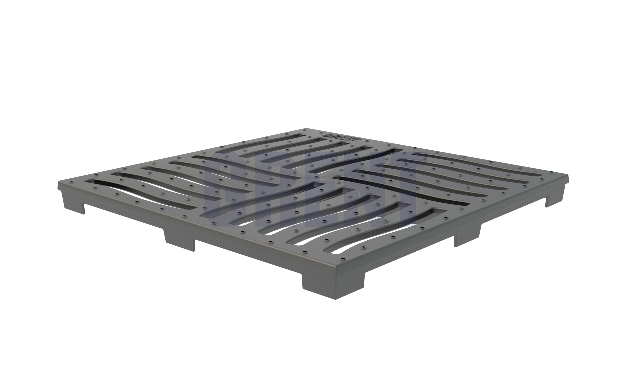Решетка чугунная GRENT PlasT щелевая 300х300 С250