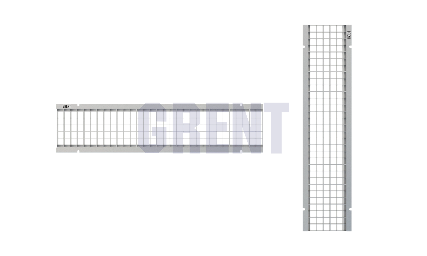 Решетка стальная ячеистая GRENT PlasT DN200 B125