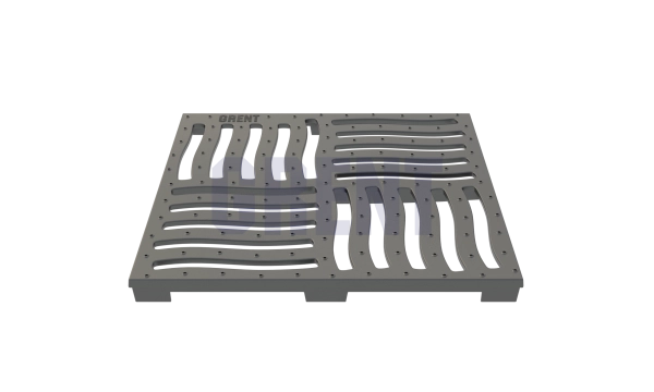 Решетка чугунная GRENT PlasT щелевая 300х300 С250