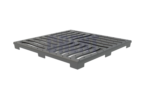 Решетка чугунная GRENT PlasT щелевая 300х300 С250