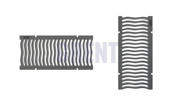 Решетка чугунная волна GRENT PlasT DN200 C250