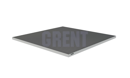 Прессованный настил из нержавеющей стали GRENT 33х33 1000х1000