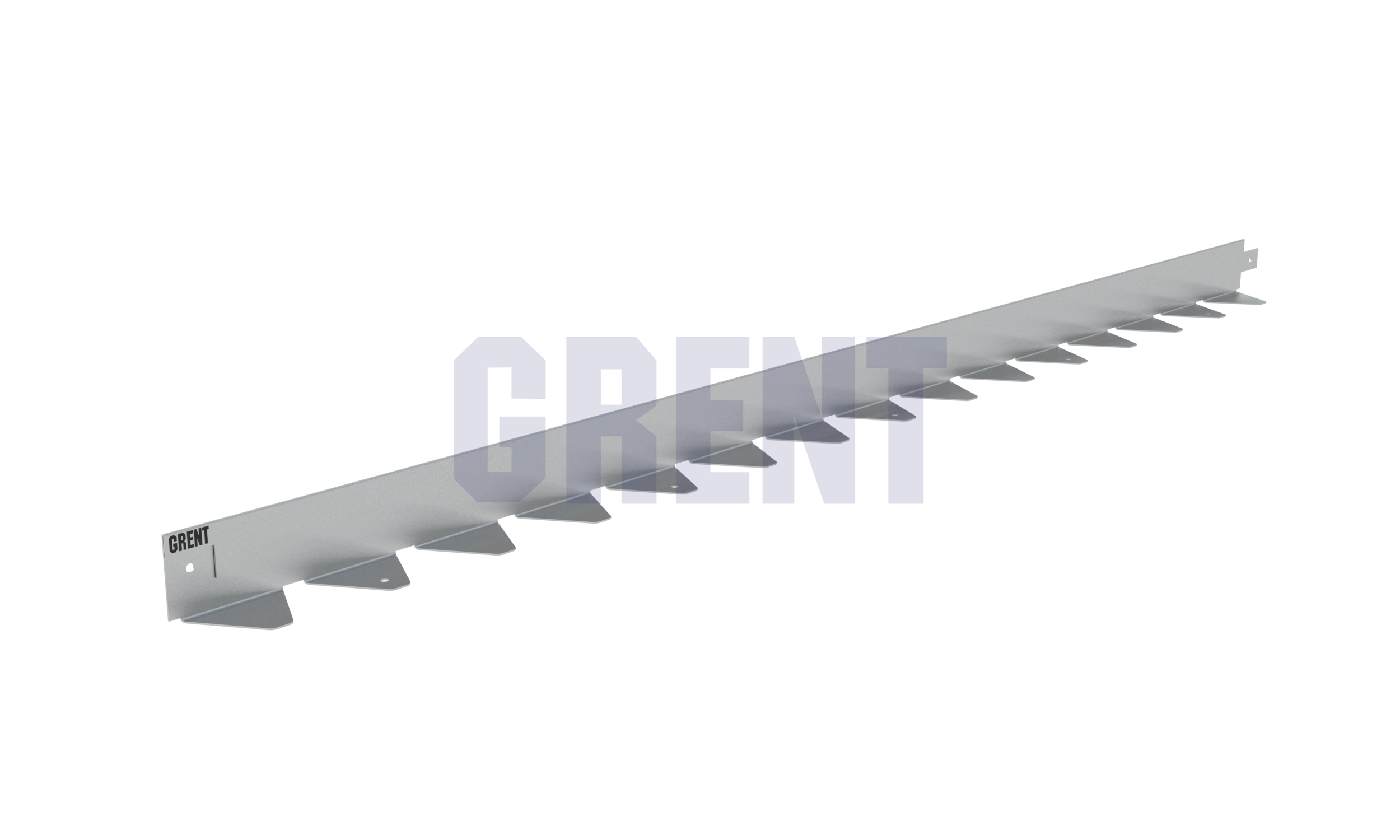 Бордюр стальной GRENT BR L-образный 1200*50, сталь 1.5 мм, оцинкованный Бордюр стальной GRENT BR L-образный 1200*50, сталь 1.5 мм, оцинкованный